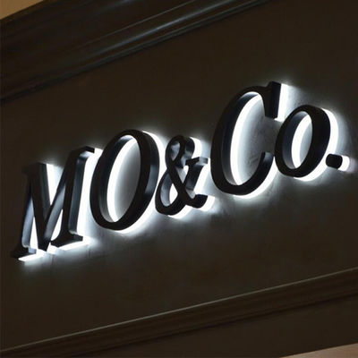 OEM ODM Restoran Tabela Reklamcılığı Ters Kanal Mektupları