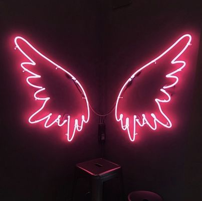 Akrilik LED Neon Tabela Duvara Monte Pembe Neon Işık Tabelası 12VDC