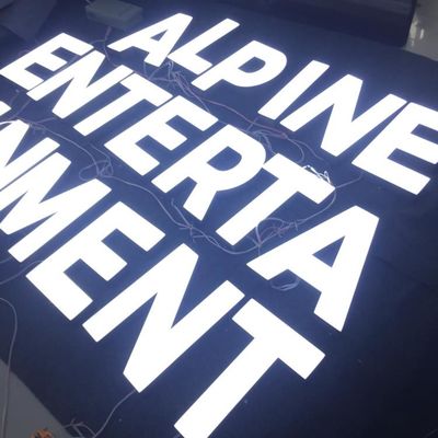 Özel 3d Led Logo Vitrin İşareti Paslanmaz Çelik Galvanik
