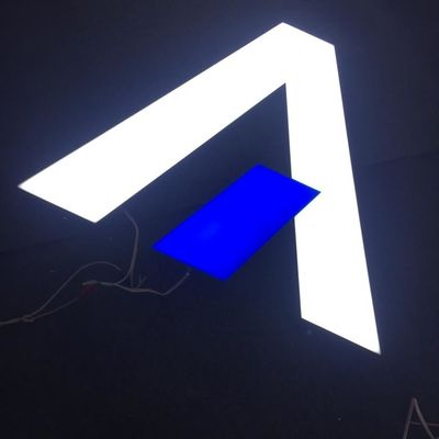 Özel 3d Led Logo Vitrin İşareti Paslanmaz Çelik Galvanik