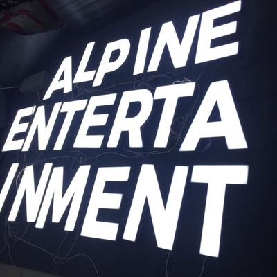 Özel 3d Led Logo Vitrin İşareti Paslanmaz Çelik Galvanik