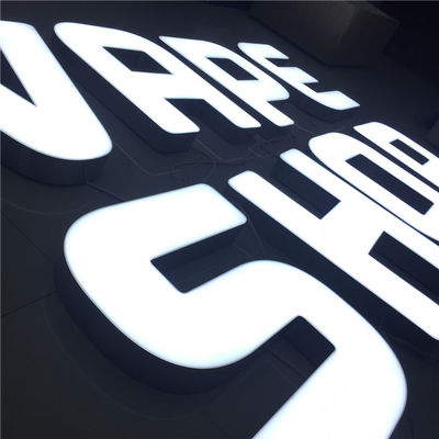 Business Light Up 3D Harf İşareti Perakende Mağaza Tabelası DC12V