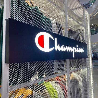 Su geçirmez 3D Harf İşareti Alfabe Metal Aydınlatmalı 60HZ