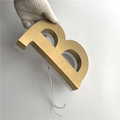 HIGHSPAN Restoran Tabela Paslanmaz Çelik Arkadan Aydınlatmalı CE ROHS