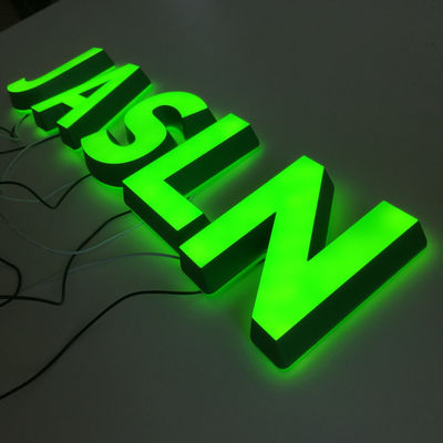 Büyük Alfabe LED Akrilik Harfler Logo Süper Parlak Dış Mekan Suya Dayanıklı