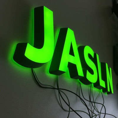 Büyük Alfabe LED Akrilik Harfler Logo Süper Parlak Dış Mekan Suya Dayanıklı