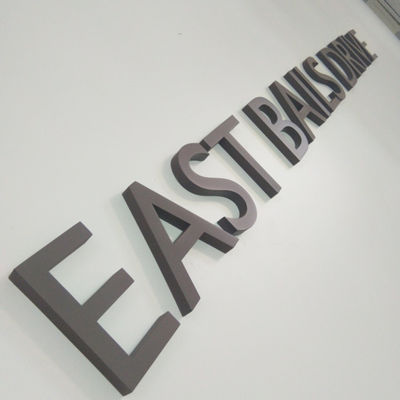 Su geçirmez 12V Shopfront 3D Metal Harfler