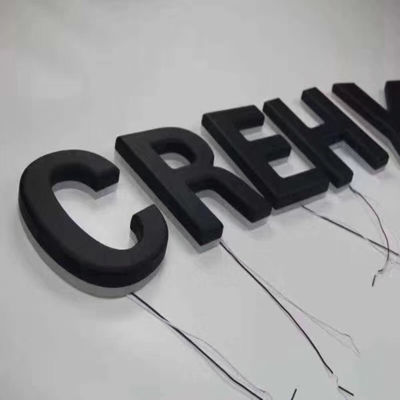 Beyaz Aydınlatma Metal Shopfront Tabela Kanalı Mektup İşareti Arkadan Aydınlatmalı CE ROHS