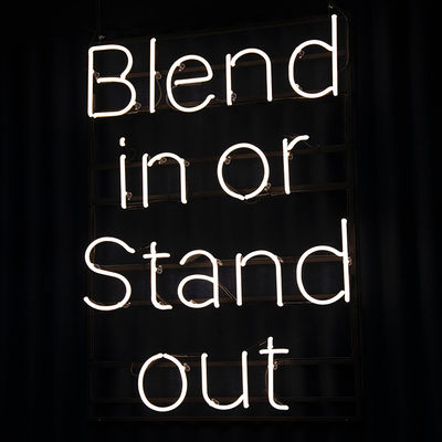 Yüksek Şeffaflık Akrilik Neon İşaret Harfleri OEM ODM