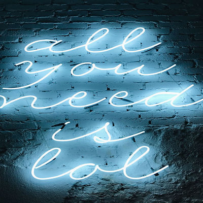 Yüksek Şeffaflık Akrilik Neon İşaret Harfleri OEM ODM