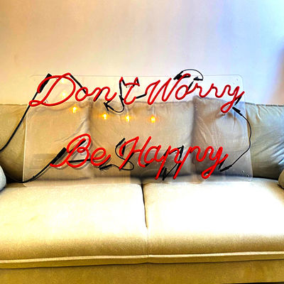 Dış Mekan Özel Neon Burcu Alfabe Harfleri 12VDC Kırmızı Aydınlatma