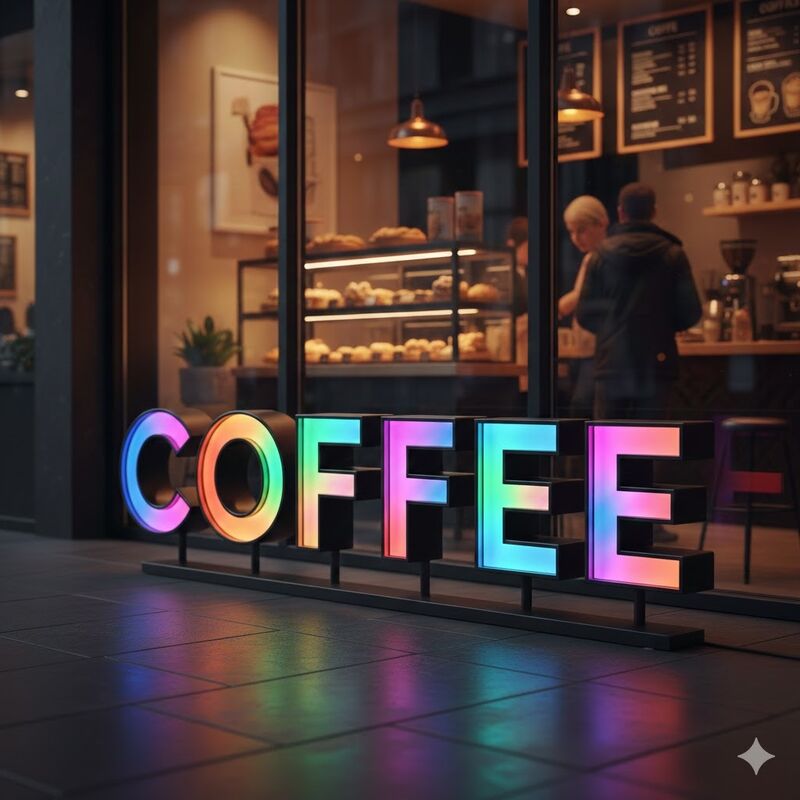 50000 Saat Ömürlü LED Kanal Harf Tabela Kanal Harf Tabela Perakende Reklam ve Tabela Çözümleri İçin Mükemmel